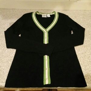 Vintage B MOSS Blue Cardigan Size M